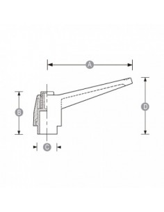 Empuñadura graduable hembra 2