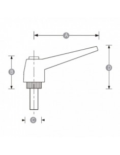 Empuñadura graduable macho 2
