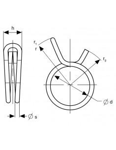 Abrazadera de alambre cincada 2