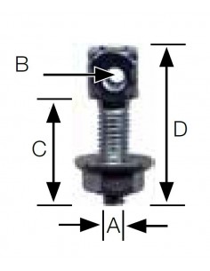 Adaptador roscado suspensión Gripple GRIPADAP 2