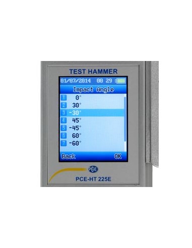 Durómetro para hormigón PCE-HT 225E