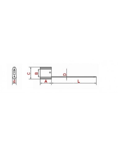 Precinto de seguridad ajustable CABLE SEAL 1.5
