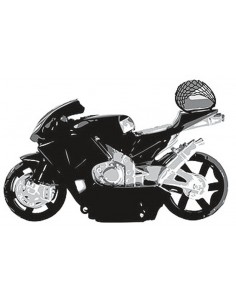 Red elástica motocicleta negra 2
