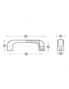 Asa puente plana pasante 2